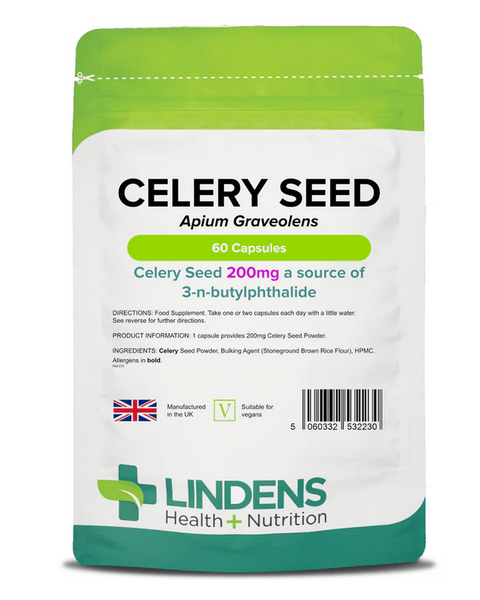 Celery Seed 200mg x 60 Tablets Lindens