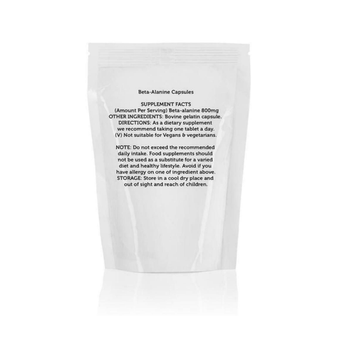 Beta-Alanine Capsules 800mg