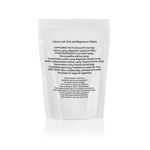 Calcium with Zink and Magnesium Tablets
