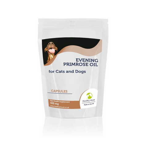 Evening Primrose Oil 500mg for Cats and Dogs Pets Capsules