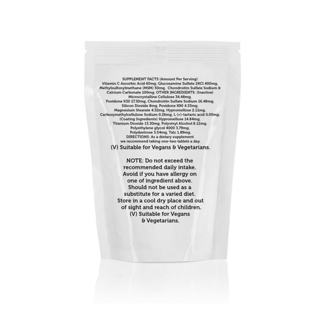 Glucosamine Sulfate Chondroitin MSM Vitamin C Tablets