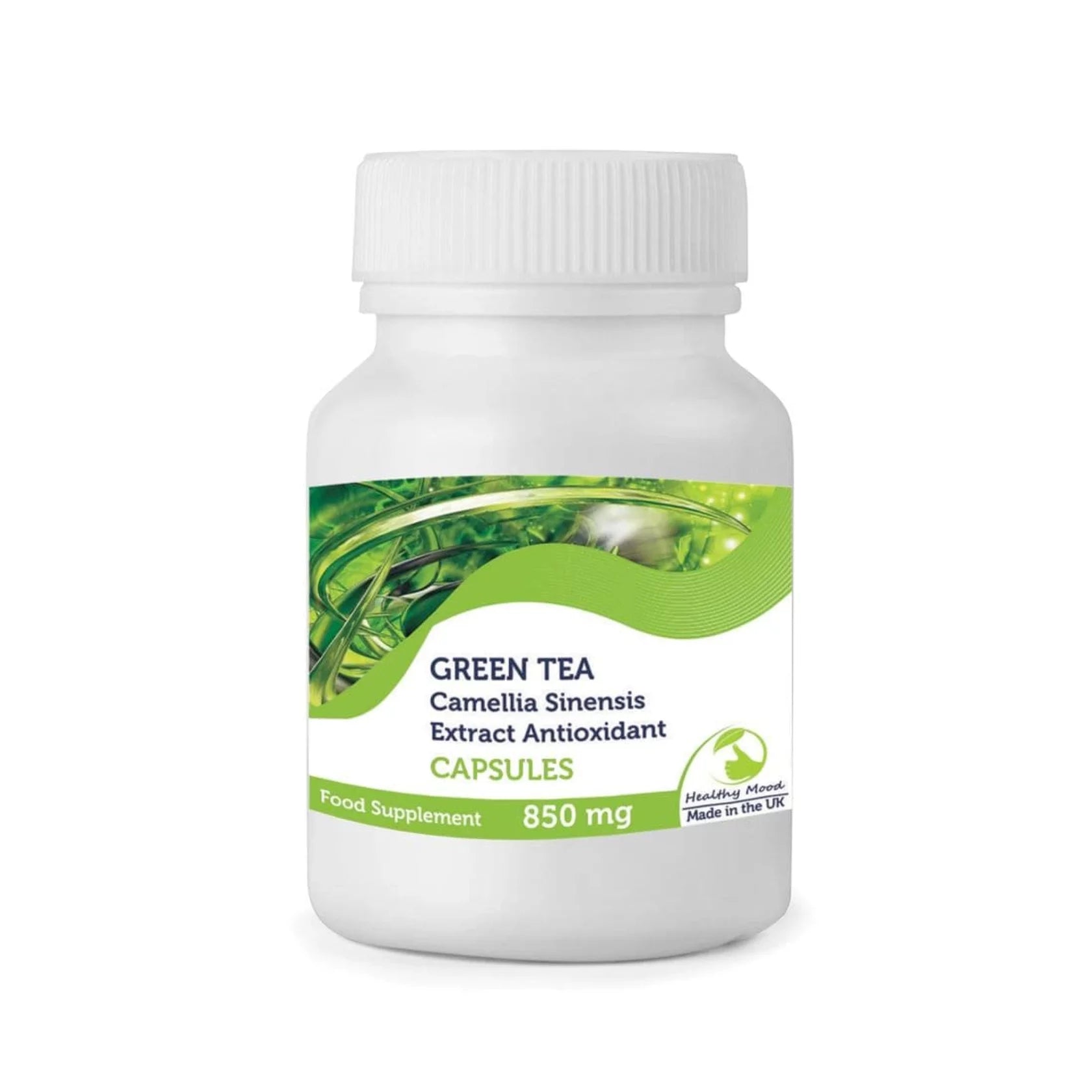 Green Tea 850mg Extract Capsules – Healthy Mood
