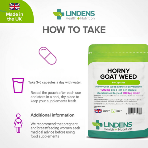 Horny Goat Weed Capsules Lindens