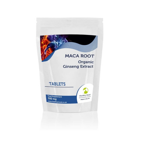 Maca Root Extract Ginseng 500mg Tablets