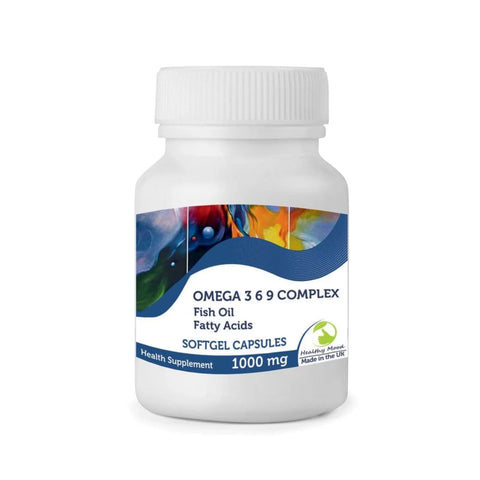 Omega 3 6 9 Complex 1000mg Fish Oil Capsules