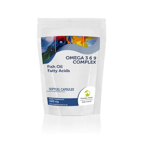 Omega 3 6 9 Complex 1000mg Fish Oil Capsules