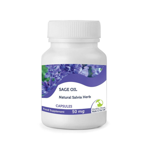 Sage Oil 50mg Capsules