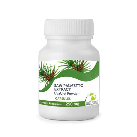 Saw Palmetto 1000mg Uva Ursi Veg Extract Capsules