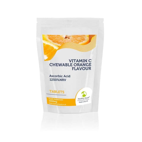 Vitamin C Chewable Orange 1000mg Tablets