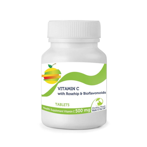 Vitamin C with Rosehip Bioflavonoids Tablets 500mg