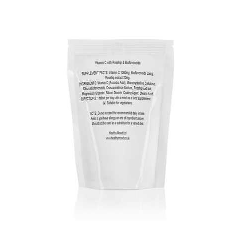 Vitamin C with Rosehip Bioflavonoids Tablets 1000mg