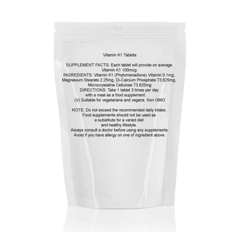 Vitamin K1 100mcg Veg Tablets