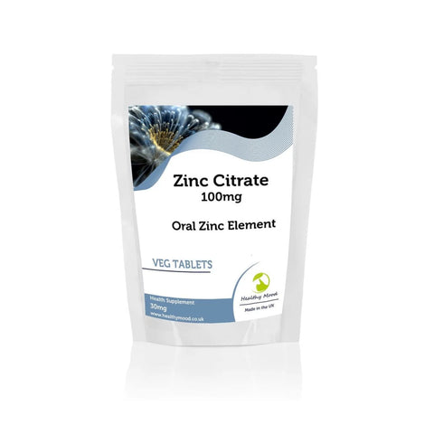 Zinc Citrate 30mg Zn Element Tablets