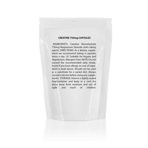 Creatine 750mg Capsules