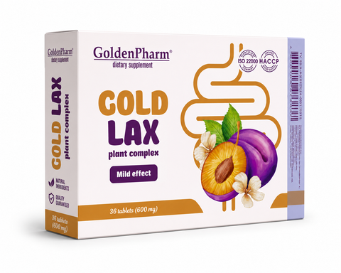 Gold Lax Plant Complex Golden Pharm 30 Tablets