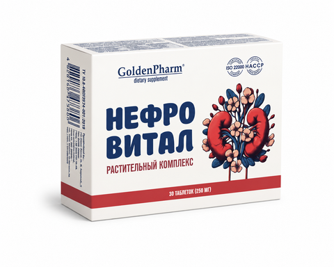 Nefro Vital Golden Pharm 30 Tablets