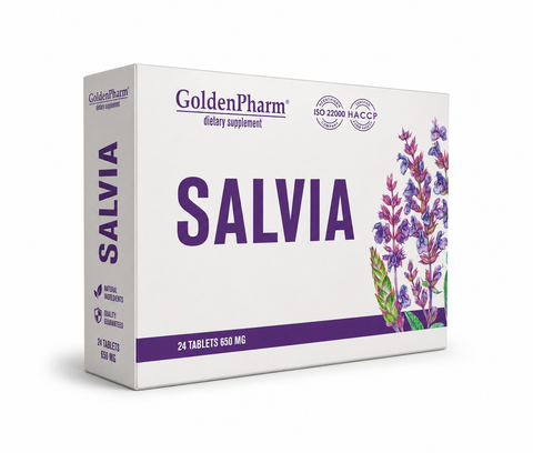 Salvia 24 Tablets 650mg GoldenPharm