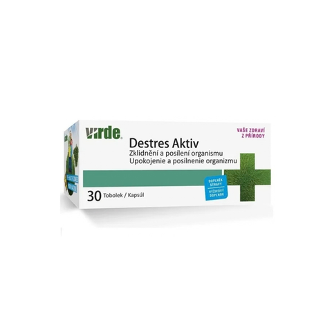 Virde Destres Aktiv 30 capsules| L-Tryptophan, Valerian & St John's Wort
