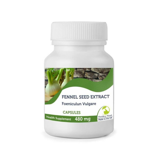 Fennel Seed Extract 480mg Capsules Healthy Mood