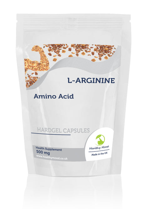 L-Arginine Amino Acid 500mg Capsules