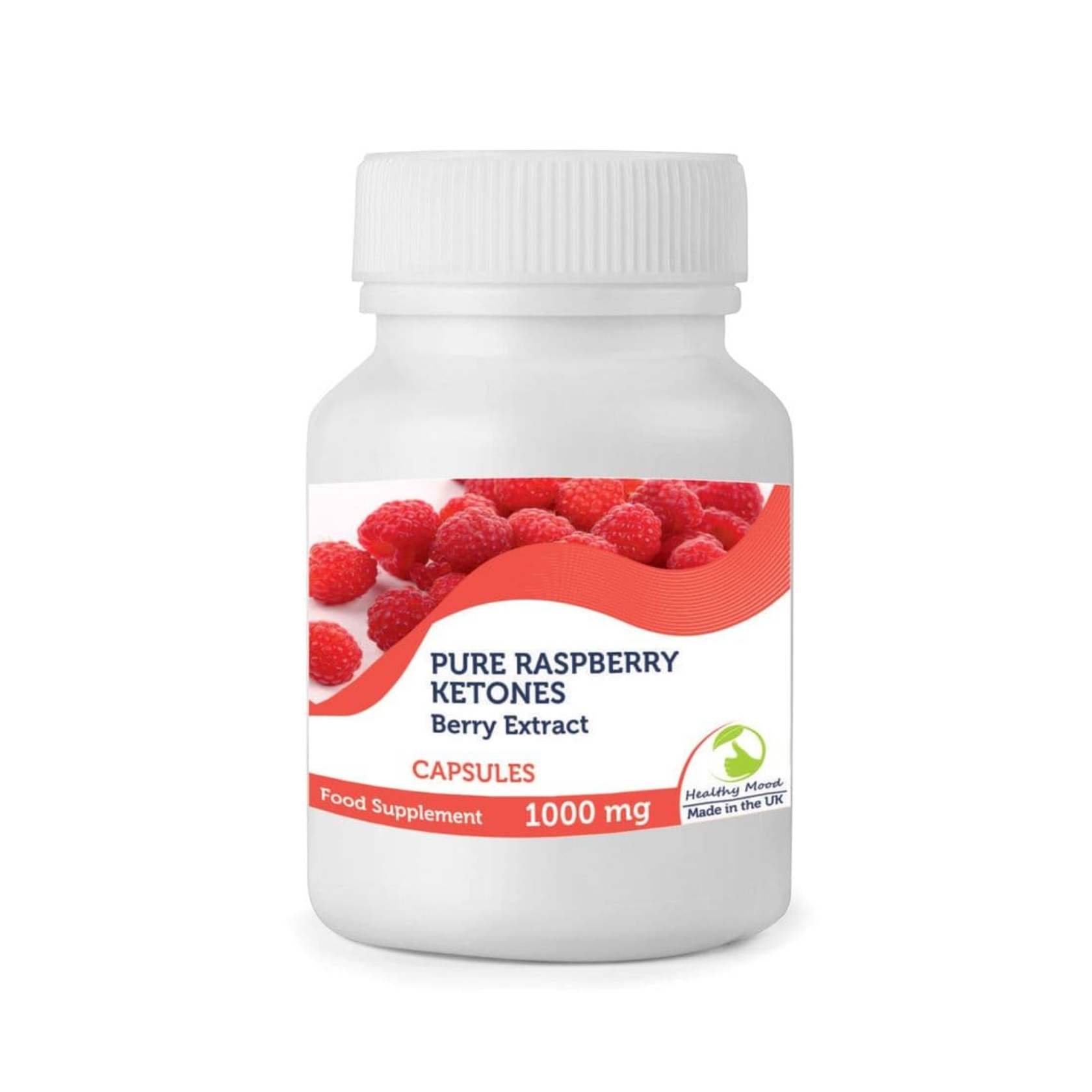 Raspberry Ketones 1000mg Capsules – Healthy Mood