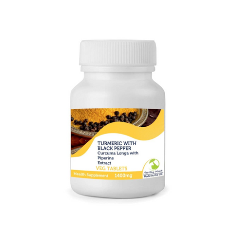 Turmeric with Black Pepper 1400mg Tablets